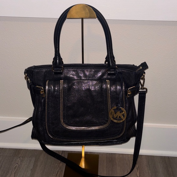 MICHAEL Michael Kors Handbags - Michael Kors Navy Blue Naomi Handbag Satchel